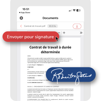 Cloud collaboratif NetExplorer | E-signature